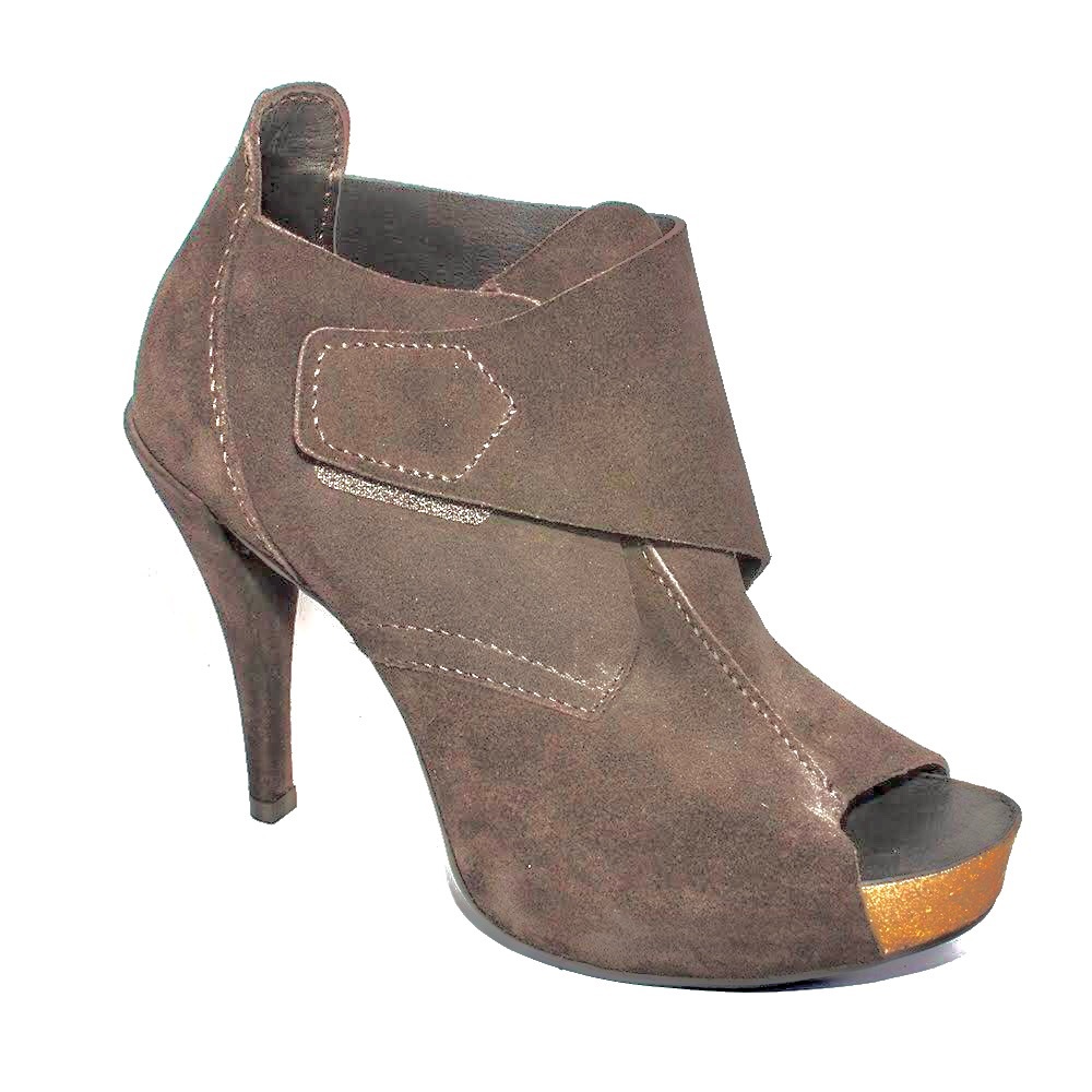 PEDRO GARCIA Brown Suede Bootie